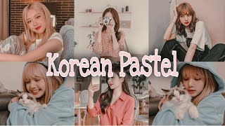 Korean Pastel Preset | Lightroom Mobile Preset Free DNG | Soft Color Pastel Tone screenshot 1