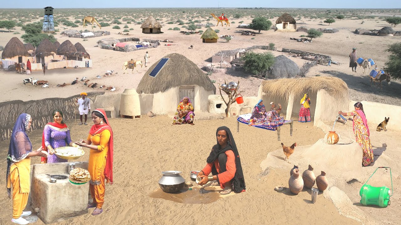 Traditional Desert Village Life in Cholistan Pakistan | Cholistan Desert | Ancient Culture Pakistan
