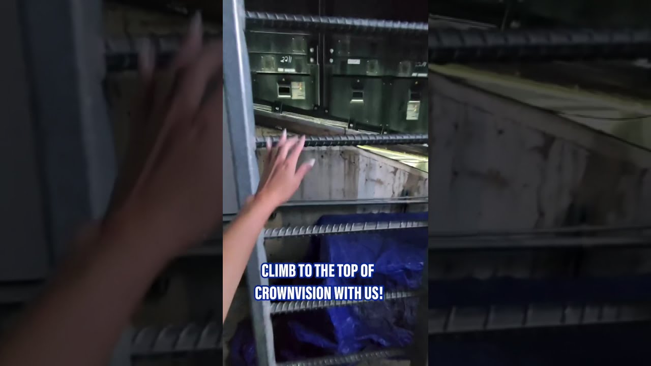 POV: Climbing to the Top of CrownVision 😮 #kcroyals #pov #climbing #kauffmanstadium #baseball #MLB