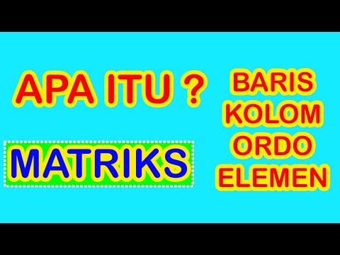 Video: Apa artinya jika elemen berada di kolom yang sama?