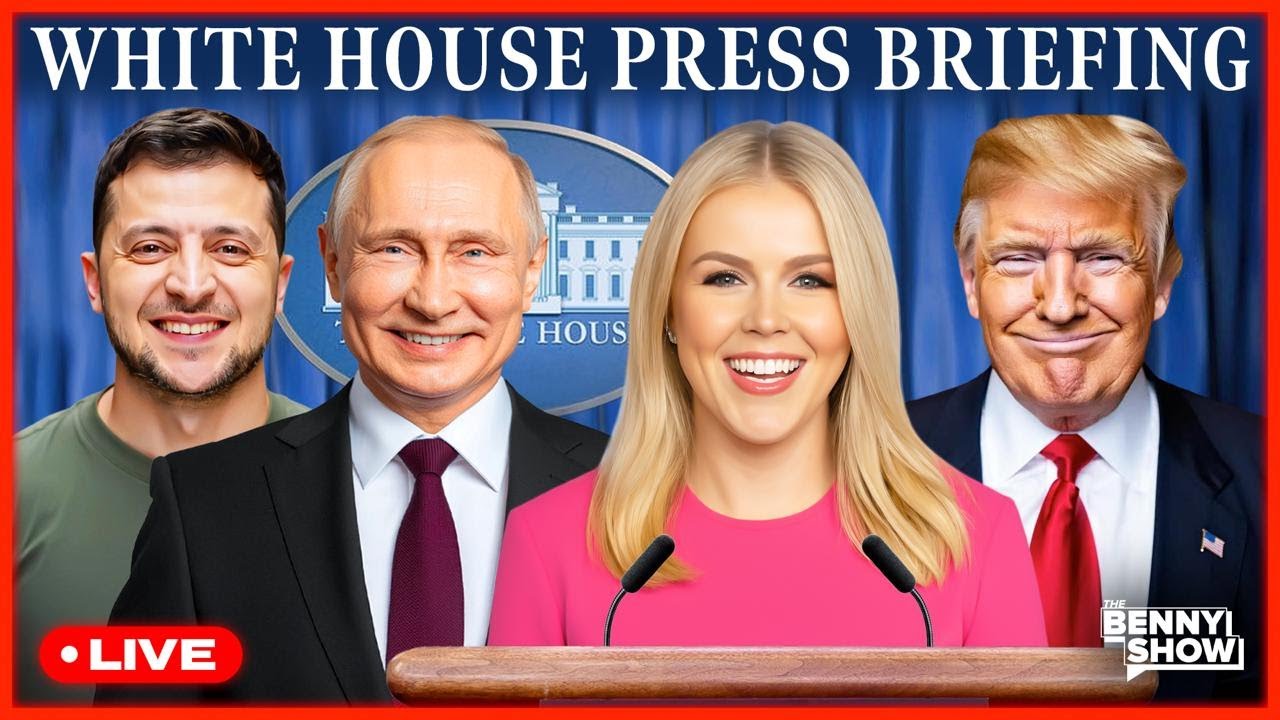 White House Press Briefing LIVE Right Now After Trump Peace Summit | Putin & Zelenskyy Meeting Soon?