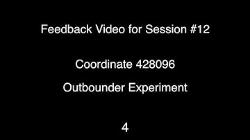 Remote Viewing FEEDBACK Session# 12 Coordinate 428096 from www.MindPossible.com