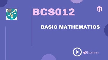 BCA BCS012 BASIC MATHEMATICS BLOCK 1 UNIT 2 Matrices 1 Part 3