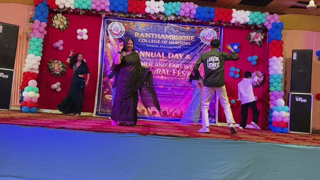 Ranthambhore college of nursing! Fresher fest haryanvi mash up dance