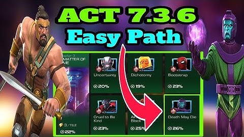 Act 7.3.6 Easy Path Completion  ( Kang Boss ) 