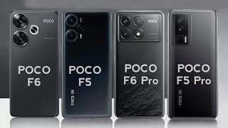 POCO F6 vs POCO F5 vs POCO F6 Pro vs POCO F5 Pro
