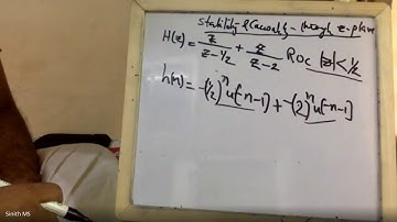 Z-Transform (Stability and causality)