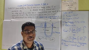 Example- 10.7 # Chapter- 10 Mechanical Properties of Fluids @ NCERT Physics Class 11