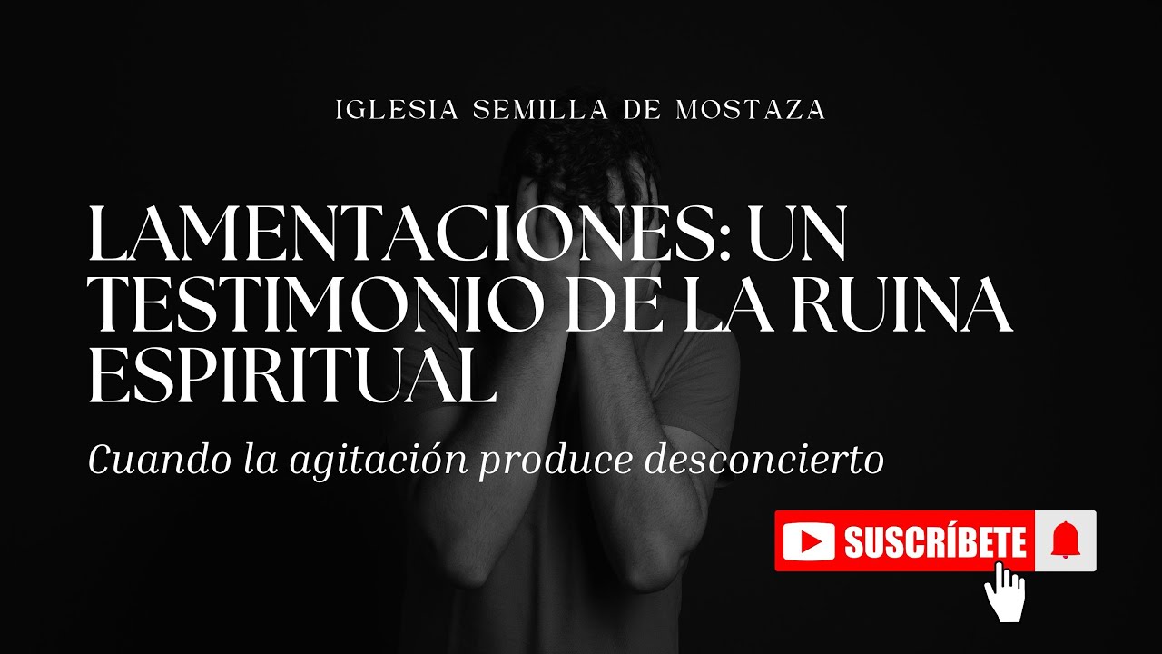 Cuando la agitación produce desconcierto 