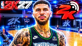 LaMelo ball first rec game in NBA 2K27 with a squad must-see