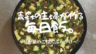 【混ぜるだけ】ご飯おかわり確定！ネバネバ夏野菜たっぷり万能たれ