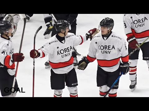 골 | 최원호 | 2022. 1. 11 | 광운대 vs 고려대 | 제76회전국종합아이스하키선수권대회