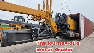 Forcing a Giant Grader into a 40ft Container, Solving a Container Loading Problem Under Pressure.