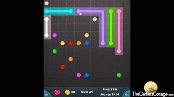 Flow Game Level - 912 [11x11] Jumbo Pack Connect the Dots