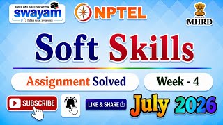 Soft Skills Week 4 Assignment Solutions#SoftSkills#July2026#Week4#NPTELASSIGNMENTS#NPTELPYQ#2026 screenshot 2