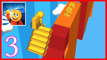 Stair Run - Gameplay Walkthrough Part 3 - All Levels 51-75 (Android,iOS)