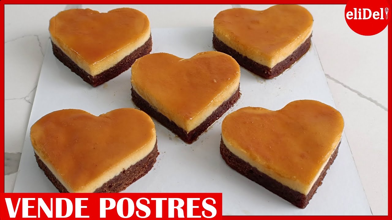 💥VENDER en SAN VALENTIN Postre FÁCIL Choco flan Delicioso para NEGOCIO
