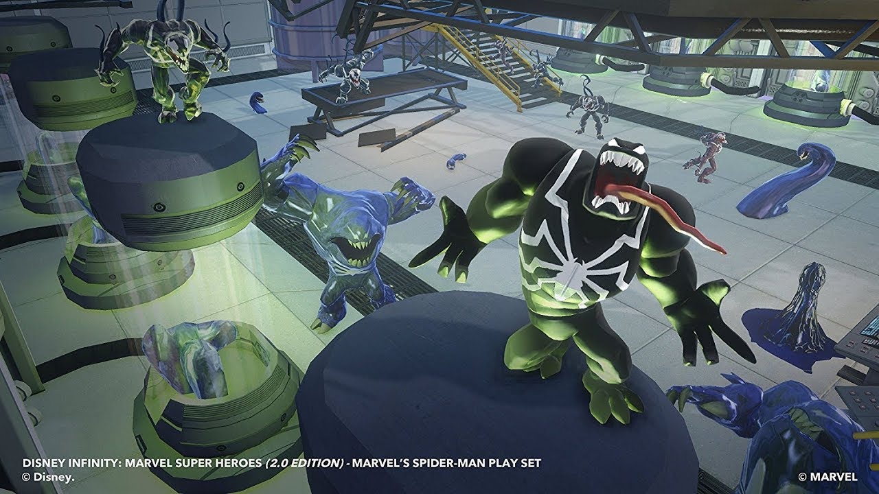 symbiote riot Disney Infinity 2.0 Spider-Man Part:18 - Oscorp Escort with your Captain Venom