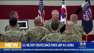 U.S. Space Force Activates New Unit In South Korea