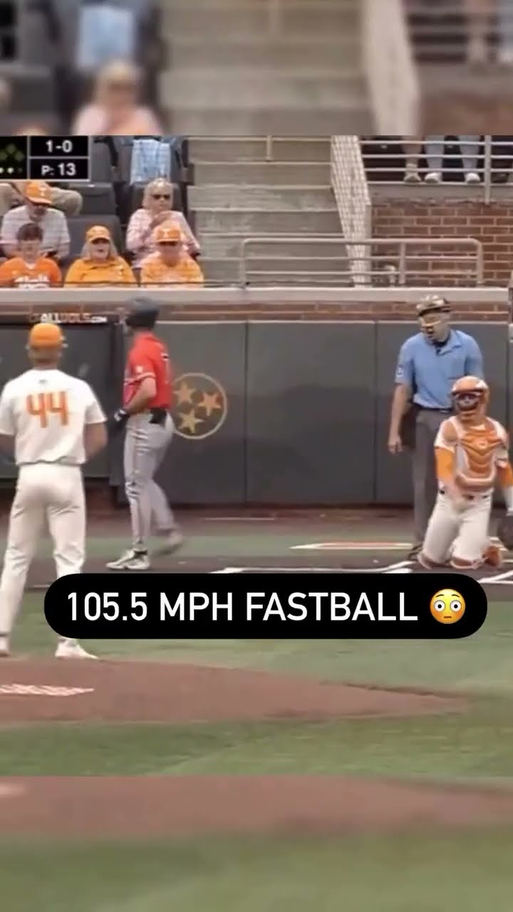 When Ben Joyce threw a 105.5 MPH pitch, the fastest in college baseball history ?