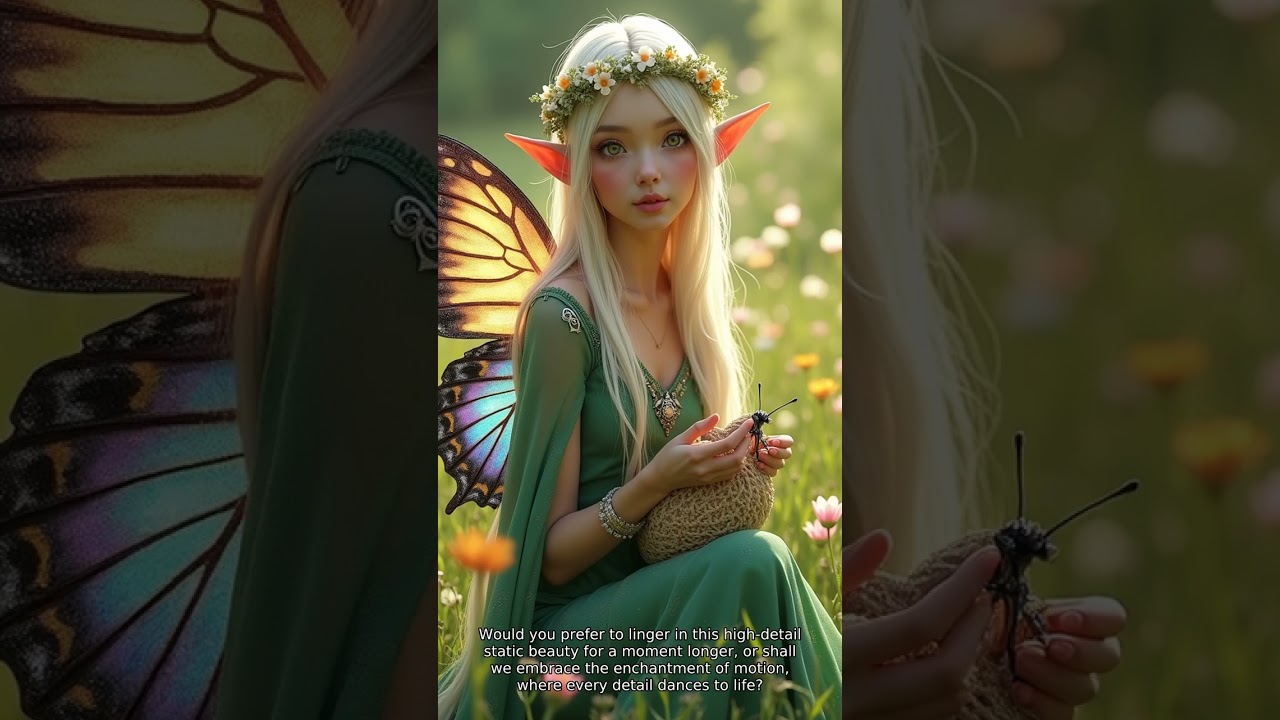 Elf Queen Butterfly Ride Cinematic