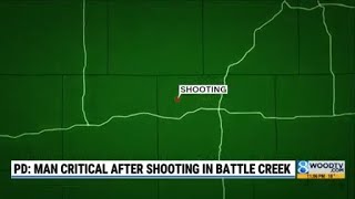 Police: 60-year-old man in critical condition after Battle Creek shooting Saturday morning