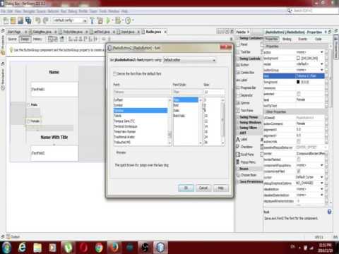 Netbeans 8.2 Basics (Video-2)(Radio Buttons Explained)!