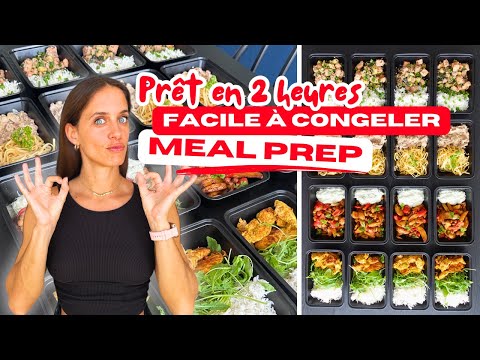 16 repas GOURMANDS à CONGELER | Meal Prep PERTE DE POIDS saine