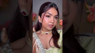 Wedding Makeup @AkankshaKommirelly | Subtle Nude Makeup | Soft Glam Makeup Tips | Myntra#shorts screenshot 2