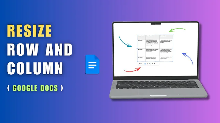 How to Resize Table on Google Docs - Easy Guide