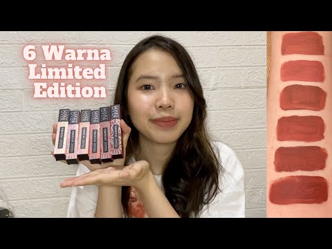 MAKE OVER TRANSFERPROOF MATTE LIP CREAM LIMITED EDITION POWER NUDE  | SWATCH WARNA BARU