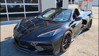 2021 Corvette - Avant Garde M520-R Wheels wrapped w Michelin tires, Cicio Performance lowering kit