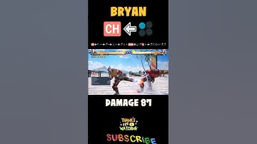Bryan Combo Guide Tekken8 I Bryan Counter Hit Combo Tekken8#Bryan#Tekken8#Combo