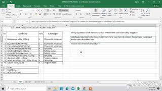 PERENCANAAN OBAT METODE ABC PARETO - PART 1