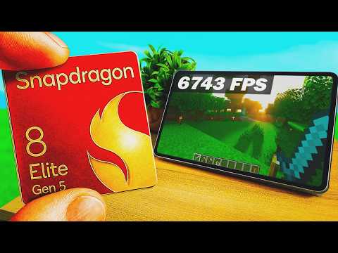 How many FPS does the SNAPDRAGON 8 ELITE reach in MINECRAFT? 🤯🔥