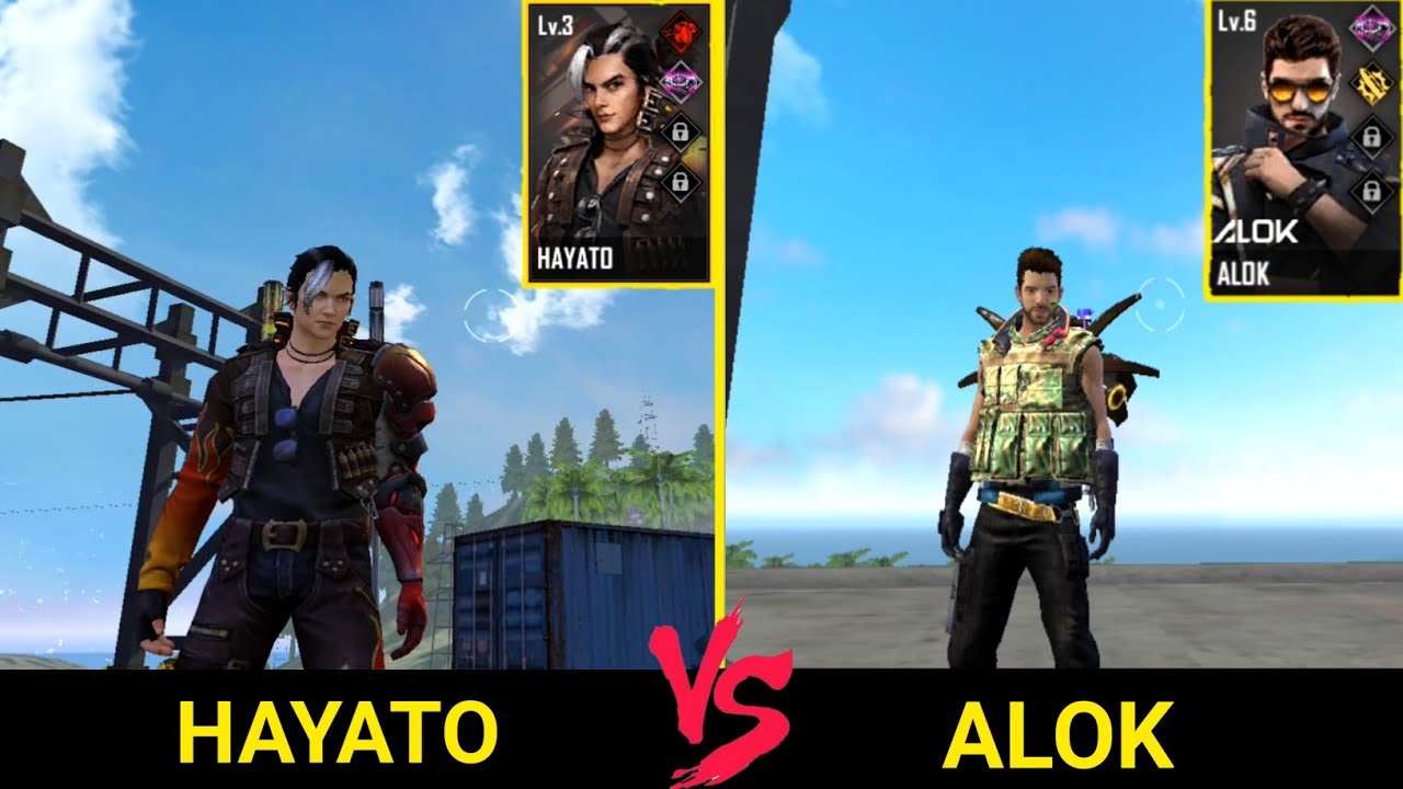 HAYATO VS ALOK ABILITY TEST IN FREE FIRE - SAMSUNG,A3,A5,A6,A7,J2,J5,J7,S5,S6,S7,S9,A10,A20,A30,A50