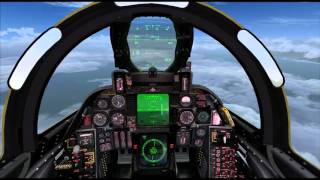 FSX VATSIIM(VATROC) F-14 RCTP RWY23R APP 20160409