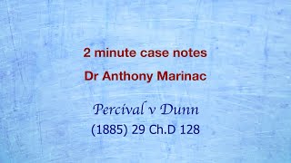 Percival v Dunn (Equitable assignment)