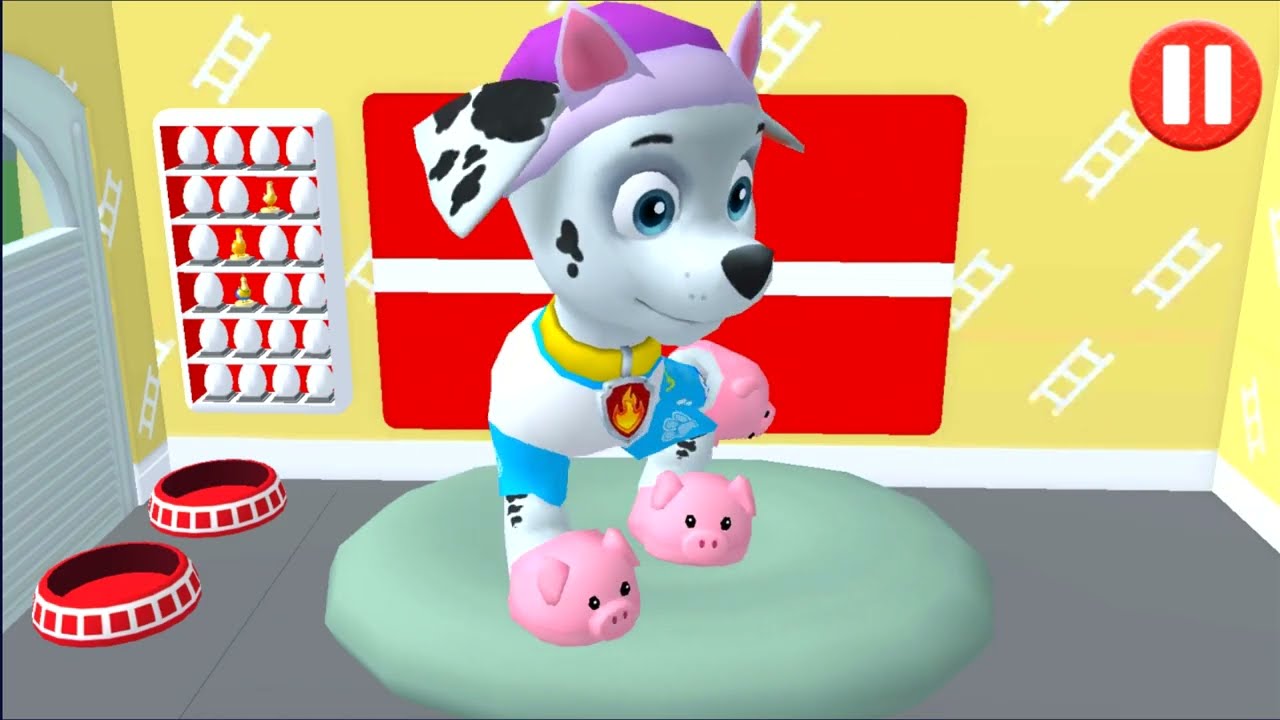 Щенячий патруль: День в Бухте Приключений - Маршалл | Игра для Android и iOS | Английский язык (США)