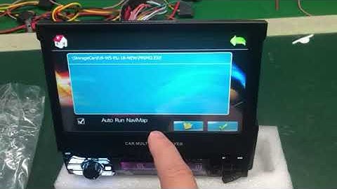 7158G导航路径设置 7158G navigation path setting