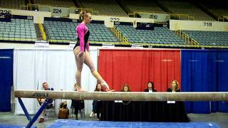 Amelia's level 10 National beam routine