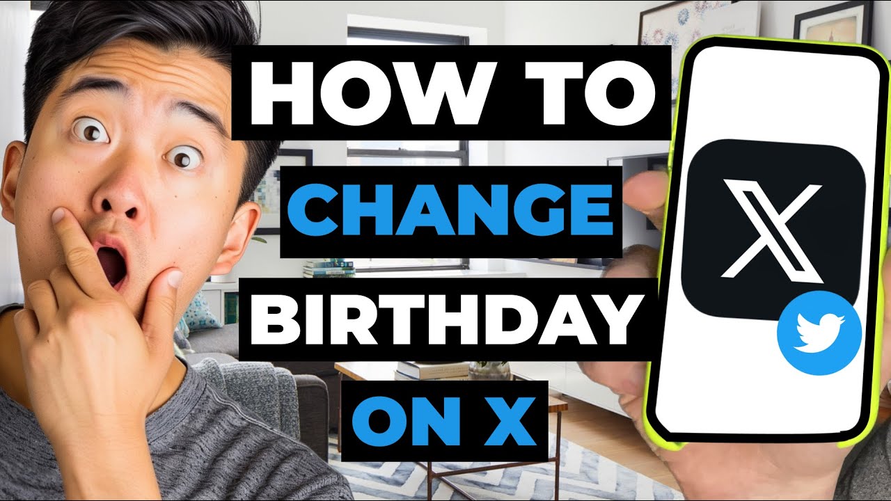 How To Change Birthday On X (Twitter) - YouTube