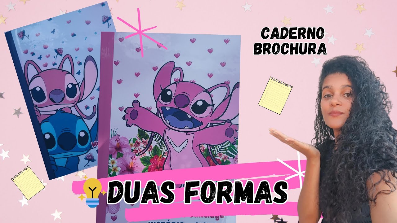 CADERNO BROCHURA| Duas formas de personalizar a capa #brochura