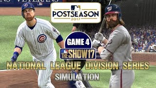 Mlb the show 17 | national league division series cubs vs nationals
game 4 sim