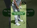 Fix Your Downswing with this Left Knee Tip