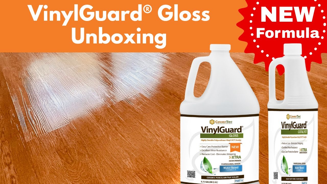 Unboxing VinylGuard® Gloss Vinyl Floor Sealer For LVT Tile, Terrazzo ...