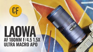 Laowa AF 180mm f/4.5 1.5x Ultra Macro APO lens review