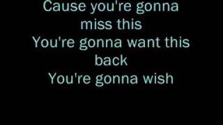 you're gonna miss this lyrics