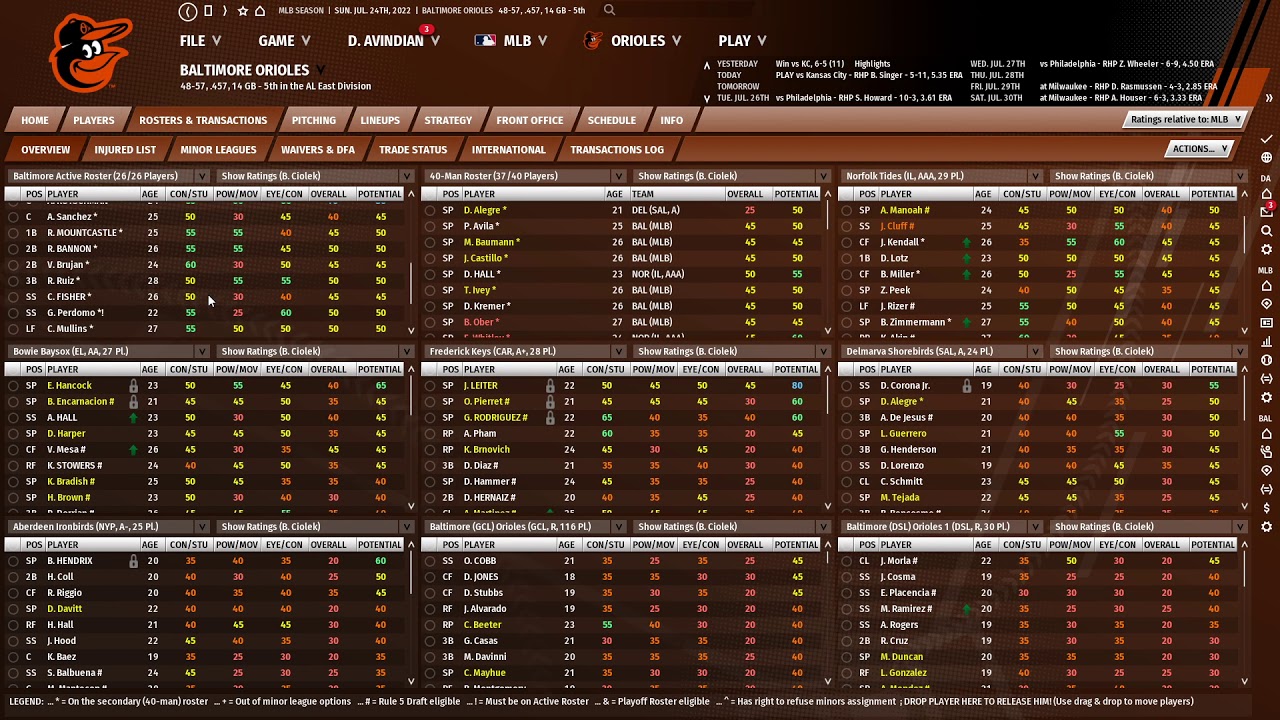 Let's Play OOTP 21 as the Baltimore Orioles #7: Ichiro, Lynn, and ...Rutschmann?