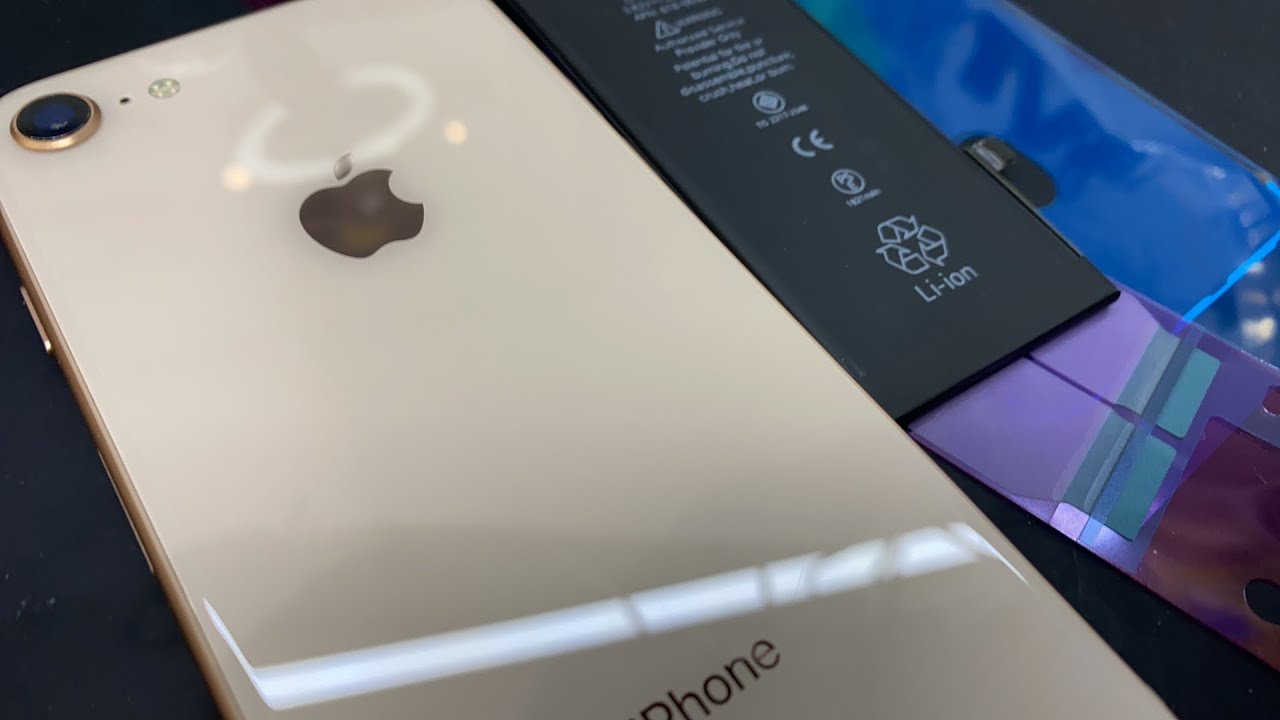 今更聞けない裏技 iPhone 8 バッテリー交換修理 - YouTube